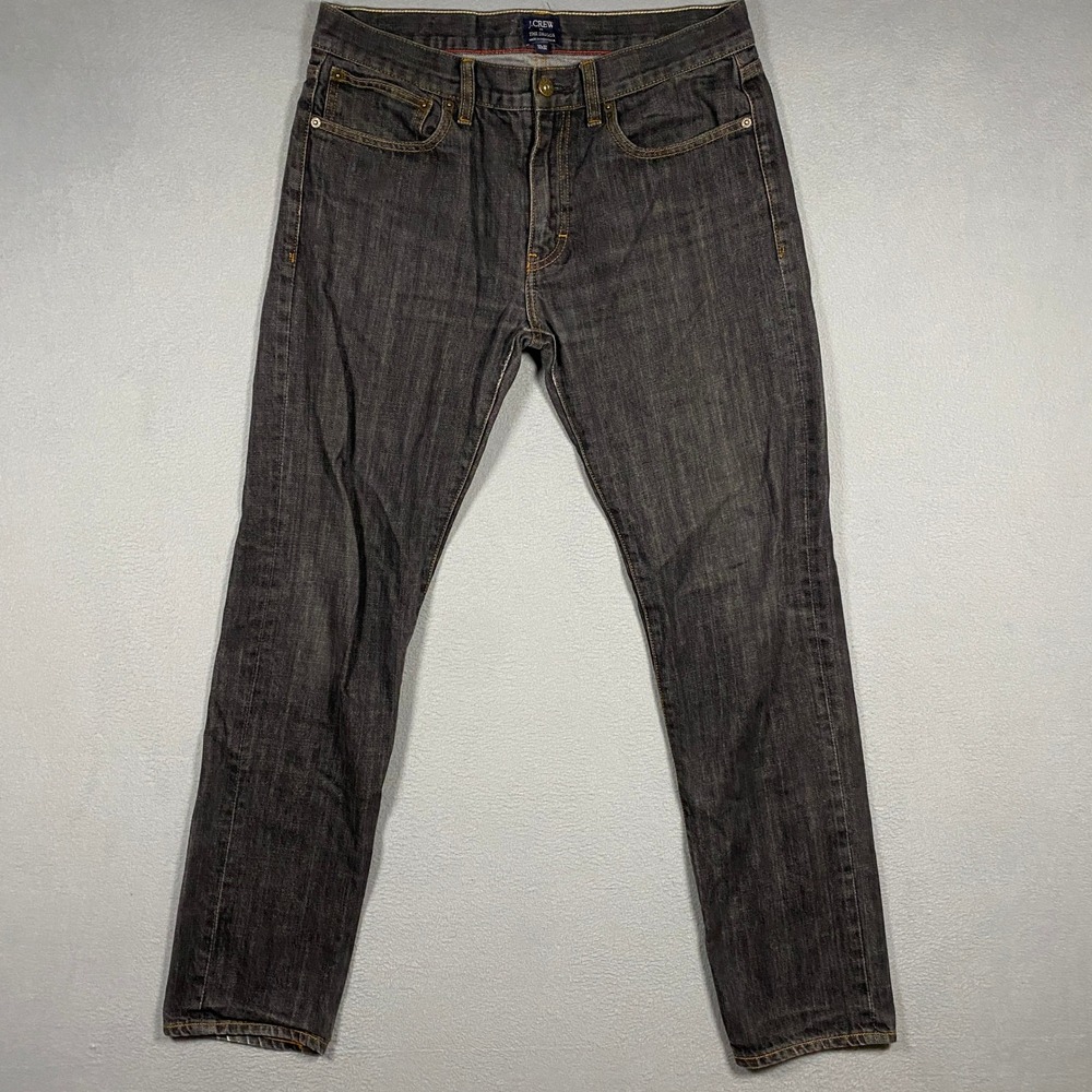 J.Crew The Driggs Jeans Mens 32x32 Dark Wash Slim Fit 100% Cotton 90681